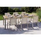 Ambia Garden VRTNA MIZA les, kovina barva tikovine | Shoptok.si
