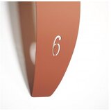 WALLXPERT APS137MWR Dekorativni metalni zidni sat, Bordo | Eponuda.ba