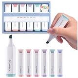  Set of Mini Highlighters Delicate Pastel Colors 6 Pcs | Shoptok.si