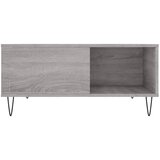  Stolić za kavu boja sivog hrasta 80x80x36,5cm konstruirano drvo | Eponuda.com
