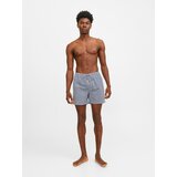 Jack & Jones Kratke kopalne hlače 'FIJI' mornarska / rdeča / bela | Shoptok.si