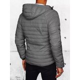 DStreet Kurtka męska przejściowa pikowana ciemnoszara | Shoptok.si