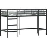  Okvir Krevet za Dječji Loft Crna 99,5 x 190 cm Čelik | shoptok.hr