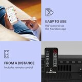 Klarstein Studio Light & Fire 1 Smart, kamin, 1000/2000W, MDF, WiFi Control | shoptok.hr