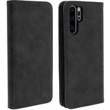 AVIZAR Ovitek za denarnico v videzu postaranega usnja, funkcija video podpore - crna str. Huawei P30 Pro, (20599618) | Shoptok.si