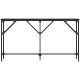  Konzolni stol crni 140 x 23 x 75 cm od konstruiranog drva | shoptok.hr