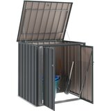  Kutija za spremanje u vrtu Crna 101,5 x 82 x 100 cm Čelik | shoptok.hr