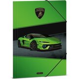 Ars Una Zeleni Lamborghini fascikl s gumicom, veličina A4 | shoptok.hr