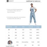 RUNCATI XL Moške Denim Hlače z Naramnicami, Casual Delovne Dungaree Hlače | Shoptok.si