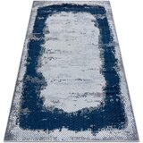 RugsX Preproge Preproga CORE A004 Okvir, Overdubbed - Strukturni, 80x150 cm Modra | Shoptok.si