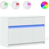 TV ormarić LED bijeli 91x34x61 cm od konstruiranog drva | shoptok.hr