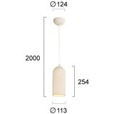  Luster na sajli LAVINA 1xE27/35W/230V krem | Eponuda.com