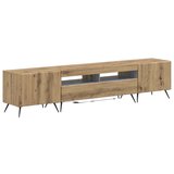  5-dijelni LED TV ormarić Hrast artisan Konstruirano drvo - Hrast artisan 100 cm | shoptok.hr