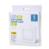Aigostar LED plafonsko nadgradno svetlo, 9W, 230V, 4000K, 12,2x12,2 cm, bela | Eponuda.com