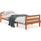  Okvir kreveta voštano smeđi 90 x 190 cm od masivne borovine | shoptok.hr