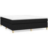  Okvir za krevet s oprugom crni 180x200 cm od tkanine | Eponuda.ba
