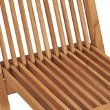  Zložljiva zunanja jedilna garnitura 5-delna trdna tikovina, (20672076) | Shoptok.si