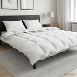  Set deka 3 kom. 200 x 220 cm Sve sezone Bambus Bijela - 200 x 220 cm 50 x 70 cm | shoptok.hr