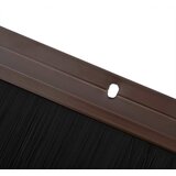  Držač četke za vrata 12 kom. Smeđa 100 cm Aluminijski legura | shoptok.hr