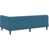  Kutni okvir kreveta s madracem Plava 90 x 190 cm Baršun | shoptok.hr