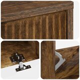  Ormar za cipele HOORN 78 x 24 x 100 cm Konstruirano drvo - Dimljeni hrast | shoptok.hr