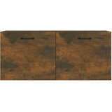 Zidni ormarić dimljeni hrast 80x35x36,5 cm konstruirano drvo | shoptok.hr