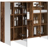  Kupaonski ormar s ogledalom Zidne Staro drvo 80 x 14.5 x 70 cm | shoptok.hr