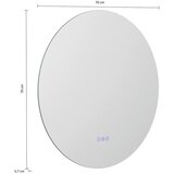MID.YOU KOPALNIŠKO OGLEDALO, 70/70/3,2 cm steklo | Shoptok.si