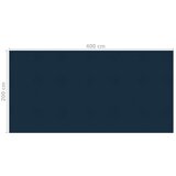vidaXL Plavajoča PE solarna folija za bazen 400x200 cm črna in modra | Shoptok.si