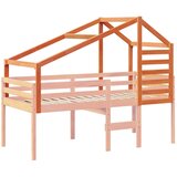 Krov za dječji krevet voštano smeđi 198 x 87 x 113 cm borovina | Eponuda.com