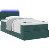 vidaXL okvir kreveta s madraca tamnozeleni 80x200cm baršunasti | shoptok.hr