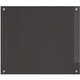vidaXL Kuhinjski štit Tamno siva Kaljeno staklo 70 x 60 x 0.6 cm | shoptok.hr