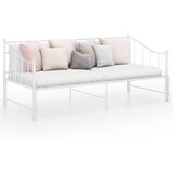  Izvlečni posteljni okvir bel iz kovine 90x200 cm | Shoptok.si