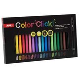 Apli Set klik kemijskih olovaka u 18 boja 20642 | shoptok.hr
