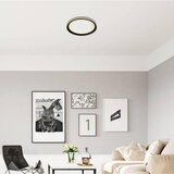 Globo Okrugla stropna LED svjetiljka Clarino (18 W, Ø x V: 30 x 5,5 cm, Bijela, Topla bijela) | shoptok.hr