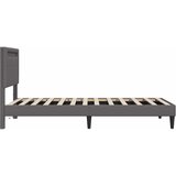  Krevetna konstrukcija Siva 90 x 200 cm Umjetna koža | shoptok.hr