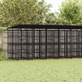  kavez za pse s krovom čelični 18,43 m² | Eponuda.ba