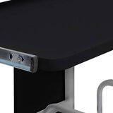  Stol za računalo crni 110 x 52 x 88,5 cm od konstruiranog drva | shoptok.hr