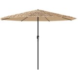vidaXL Vrtni senčnik z jeklenim drogom rjav 324x324x247 cm, (21260890) | Shoptok.si