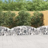  Gabionska košara s lukom 200x50x40/60 cm pocinčano željezo | shoptok.hr
