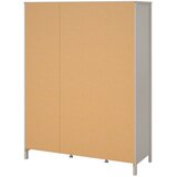 Tvilum Sivo-bež garderobna omara z ogledalom 150x199x58 cm Madrid – | Shoptok.si