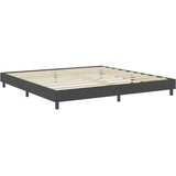 vidaXL Krevet od tkanine s oprugama tamnosivi 200 x 200 cm | shoptok.hr