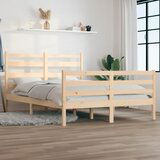Maison Chic Posteljni okvir - Dvoposteljna postelja - Zakonska postelja iz trdne borovine 120x200 cm-J14391, (21775313) | Shoptok.si