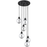  Visilica na sajli ARVENE 5xE27/15W/230V crna/sjajni hrom | Eponuda.com