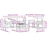  Set vanjskih sofa 6 kom. | shoptok.hr
