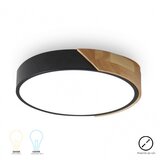  LED Plafonjera EL2492 O 24W 3000/4000K Drvo Crna 04.0501 | Eponuda.com