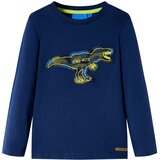  Dječja majica dugih rukava modra 104 | shoptok.hr