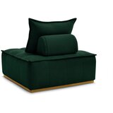 Bobochic Paris Temno zelen fotelj iz tkanine bouclé Elisa – | Shoptok.si