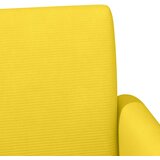  Ljubavni kauč s gumbima Svijetlo žuta 116 x 67 x 81 cm | Eponuda.com