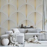  Foto tapeta - Gold Linear Pattern on Marble Background 100x70 Premium | shoptok.hr